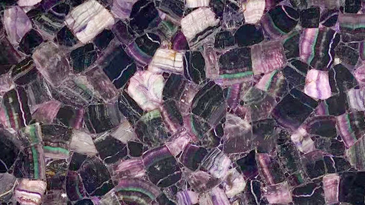 Purple Fluorite (Straight Cut)