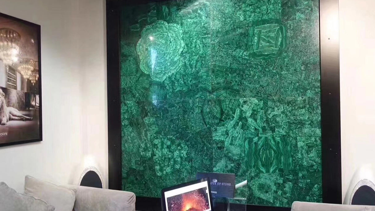 Malachite Flower Texture